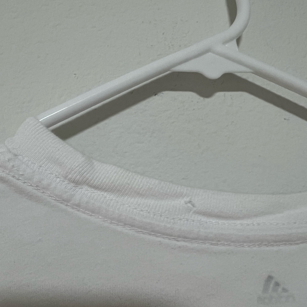 Adidas Men's Long Sleeve Golf Tee in White - Picture 4 of 8